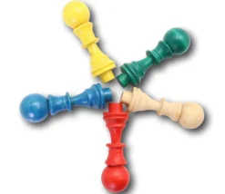 Pion Halma Géant encastrable à l'unité dame chinoise 9 cm