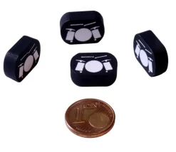 Pion instrument de musique - batterie 16 x 12 x 5 mm