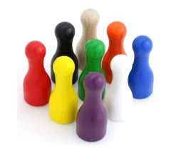 Pion joueur grand 25x60 mm en bois - 6 cm à l'unité