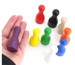 Pion joueur grand 25x60 mm en bois - 6 cm à l'unité