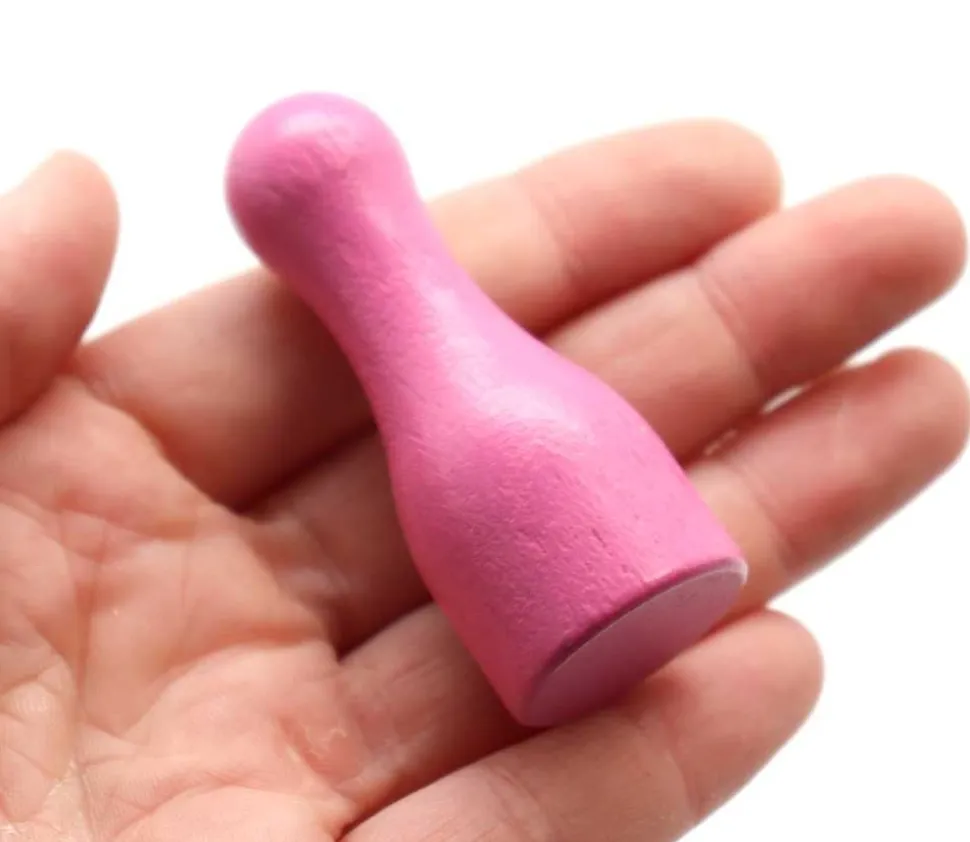 Pion joueur grand 25x60 mm en bois - 6 cm à l'unité