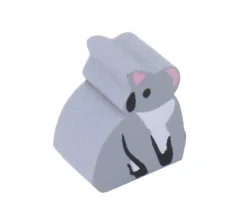 Pion Koala en bois 15 x 13 x 10 mm