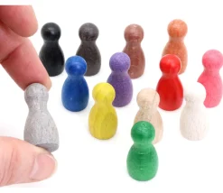 Pion M bois 15x30 mm pour jeux à l'unité