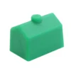 Pion maison verte plastique 12 x 8 x 9 mm