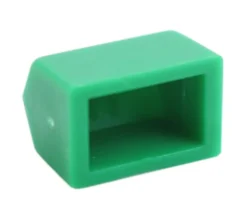 Pion maison verte plastique 12 x 8 x 9 mm