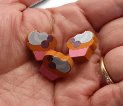 Pion Muffin gâteau en bois 16 x 15 x 5 mm