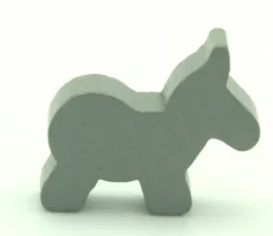 Pion âne gris 25 x 22 x 7 mm