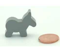 Pion âne gris 25 x 22 x 7 mm