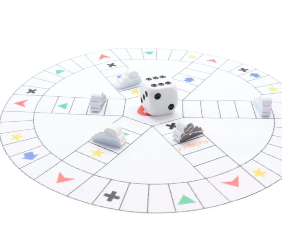 Pion Nuage en bois 9 x 16 x 5 mm