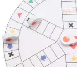 Pion Oeuf au plat en bois 18 x 13 x 5 mm