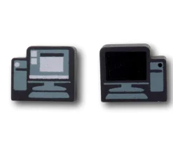 Pion Ordinateur en bois 14 x 15 x 5 mm