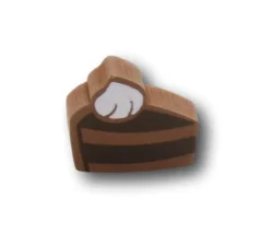 Pion part de Gâteau en bois 16 x 14 x 5 mm