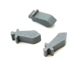 Pion épée en bois gris 24 x 8 X 8 mm arme