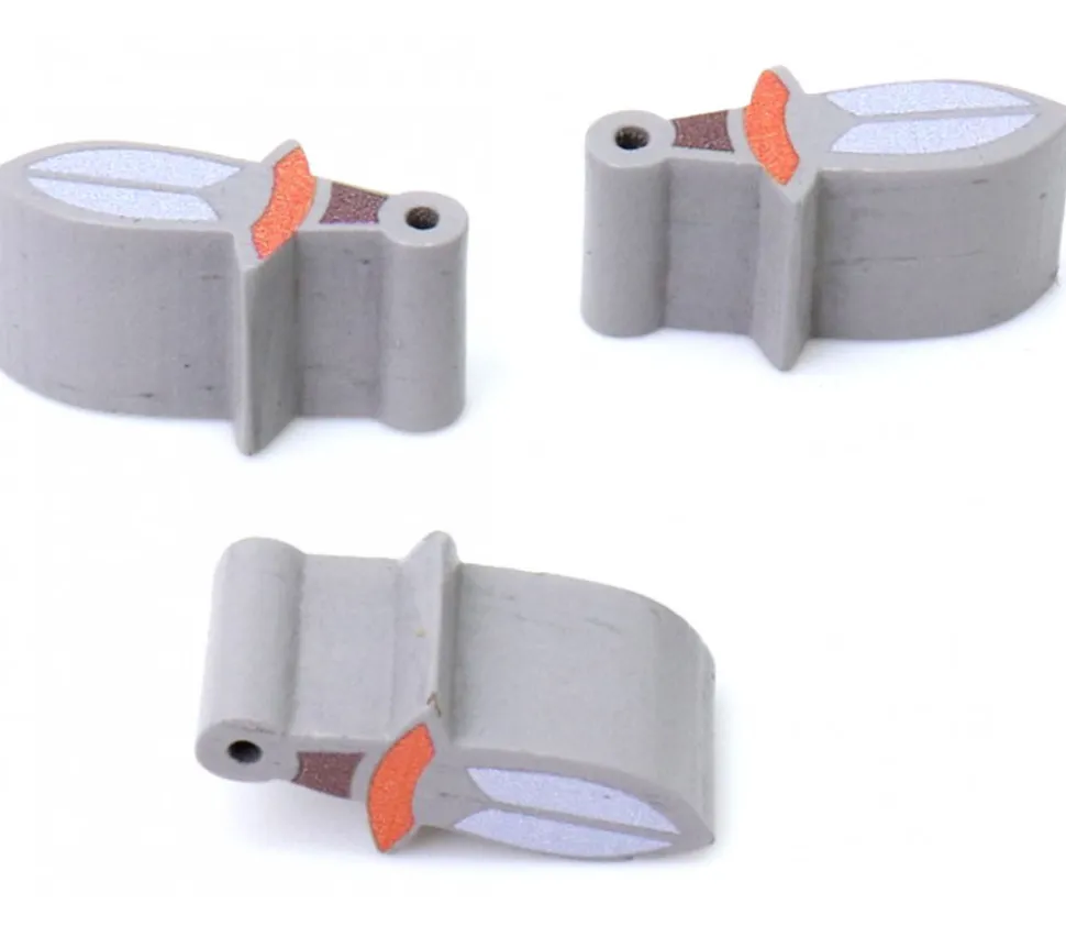 Pion épée en bois gris arme - 20 x 0.9 x 10 mm