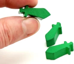 Pion épée en bois vert 24 x 8 X 8 mm arme