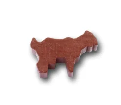 Pion petite chèvre blanche ou marron 30x20x10 mm