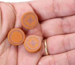 Pion Pièce de Bronze en bois 15 x 15 x 5 mm