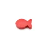 Pion poisson rouge en bois 24 x 13 x 8 mm pour jeu