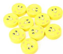 Pion poussin jaune en bois 2,5 cm pour jeu