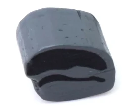 Pion rocher charbon en bois gris et noir pour jeu 15 x 15 x 10 mm