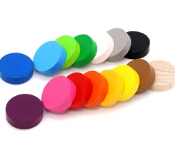 Pion rond 3.1 cm pour jeu - jeton en bois 31 x 8 mm à l'unité