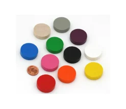 Pion rond 2.5 cm pour jeu - jeton en bois 25 x 7 mm à l'unité