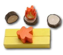 Pion Rondin de bois pour jeu en bois Ø 17 mm