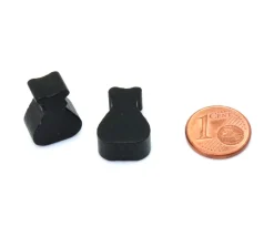 Pion sac noir / bourse 18 x 13 x 7 mm