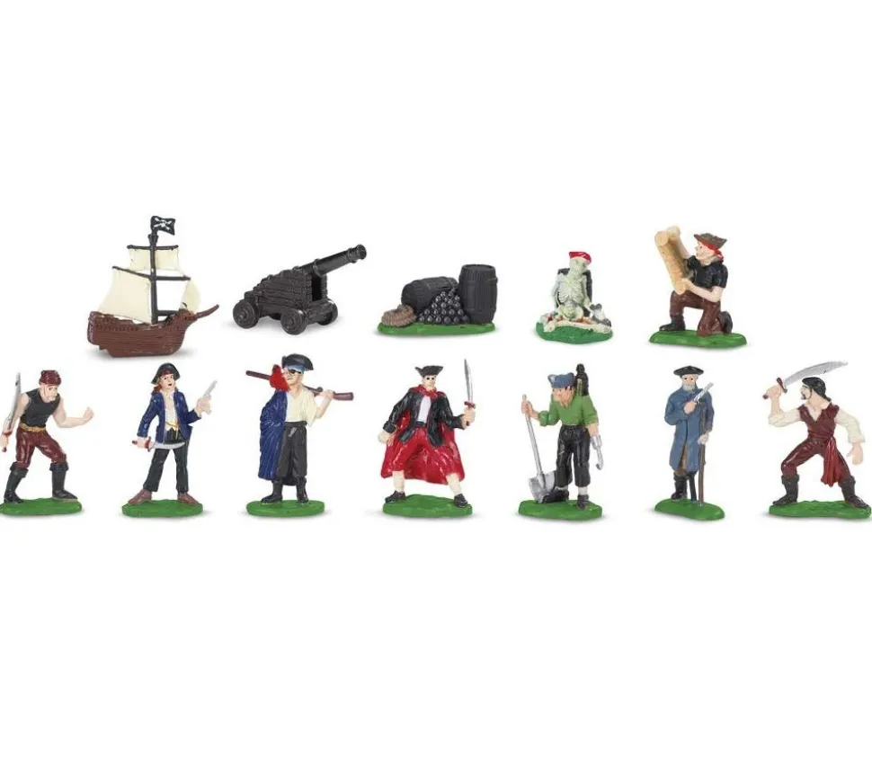 Pirate : 10 figurines de jeu pirate