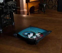 Piste de dés monstre cyclope bleu 21x 21 cm