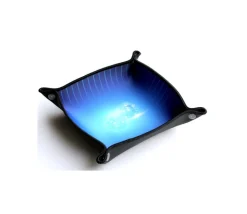 Piste de dés bleue 20 x 20 cm souple et résistante