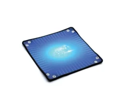 Piste de dés bleue 20 x 20 cm souple et résistante