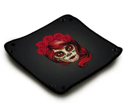 Piste de dés Calaveras Girl - 21x 21 cm