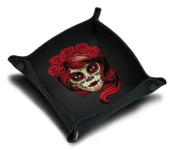 Piste de dés Calaveras Girl - 21x 21 cm