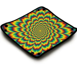 Piste de dés Fleur de feu 21 cm x 21 cm