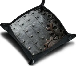 Piste de dés grise engrenage 21 cm