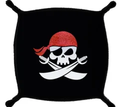 Piste de dés Pirate souple 21 cm pour jeux