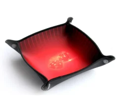 Piste de dés rouge 21 cm RUBIS