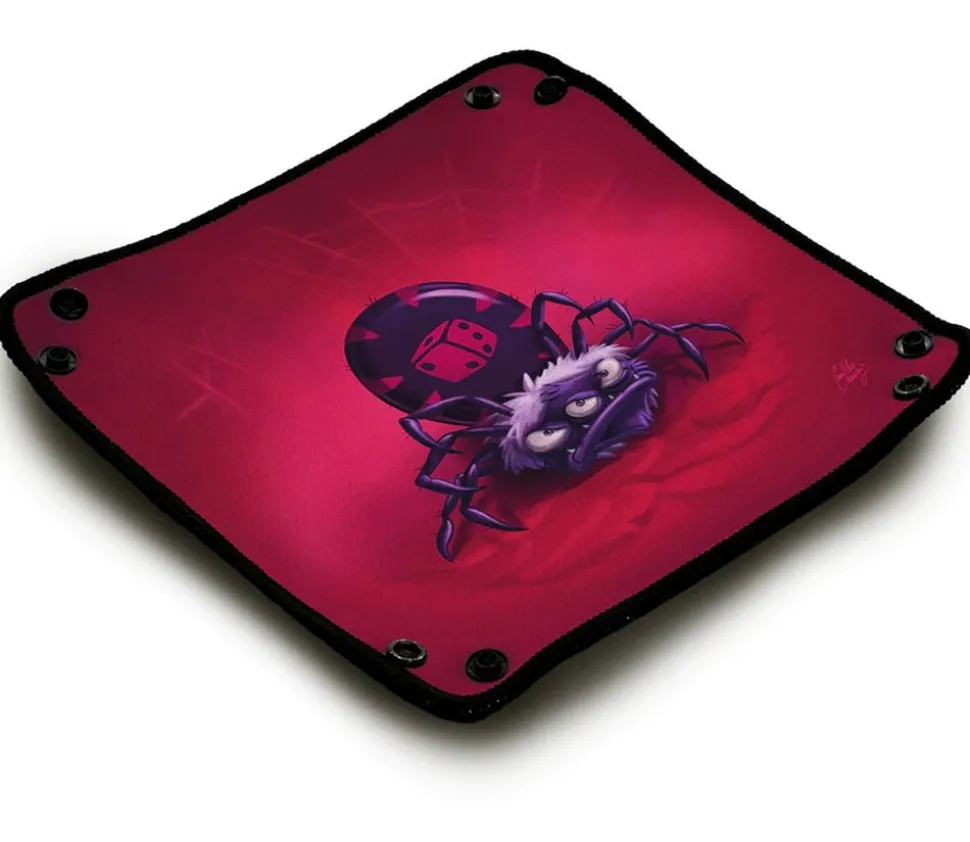 Piste de dés souple araignée 21x 21 cm