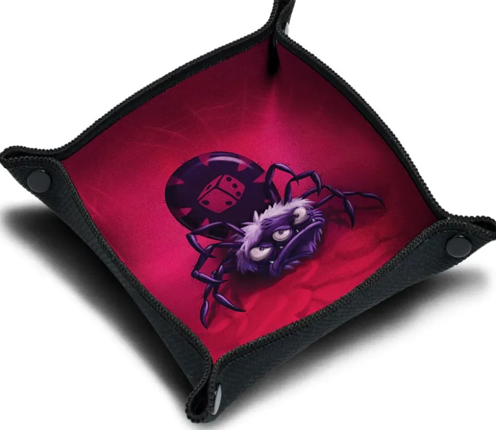 Piste de dés souple araignée 21x 21 cm