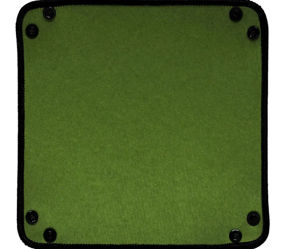 Piste de dés verte 21 cm néoprène