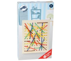 Planche à trous : jeu de laçage