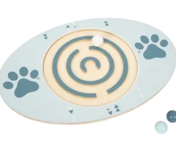 Planche d'équilibre labyrinthe en bois