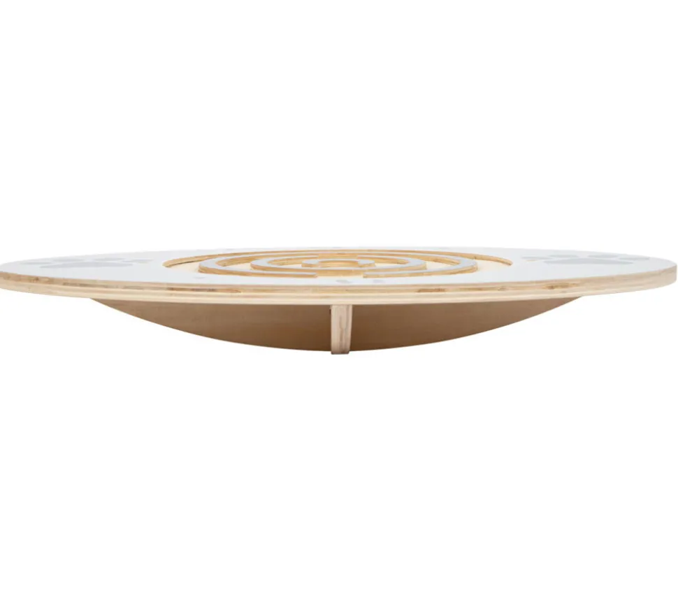 Planche d'équilibre labyrinthe en bois