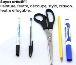 Plateau de jeux ROND blanc brilllant 24 cm de diamètre