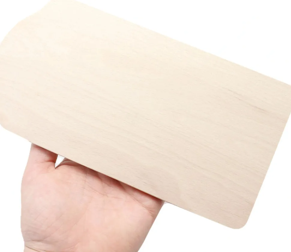 Plateau en bois naturel à personnaliser - 21 cm