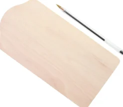 Plateau en bois naturel à personnaliser - 21 cm