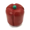Poivron rouge en bois de 4.5 x 3.9 cm légume jouet