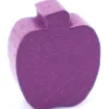 Pomme ou prune en bois violet de 18 x 15 x 8 mm