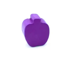 Pomme ou prune en bois violet de 18 x 15 x 8 mm